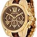 Michael Kors Women's MK5696 - Bradshaw Chronograph Gold/Brown Watch