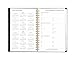 Blue Sky Ashley G for 2017-2018 Academic Year Weekly & Monthly Planner, Twin-Wire Bound, 5' x 8', Messy Dot Design