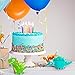 Dinosaur Cupcake Wrappers Toppers Party Supplies Birthday Dino Cake Decorations Jurassic - T-Rex/Triceratops/Spinosaurus 45 PCS