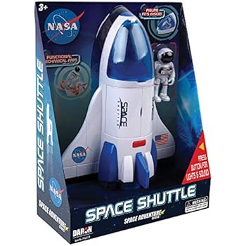 Daron NASA Space Adventure Series: Space Shuttle with Lights & Sounds & Figure, Approx 9