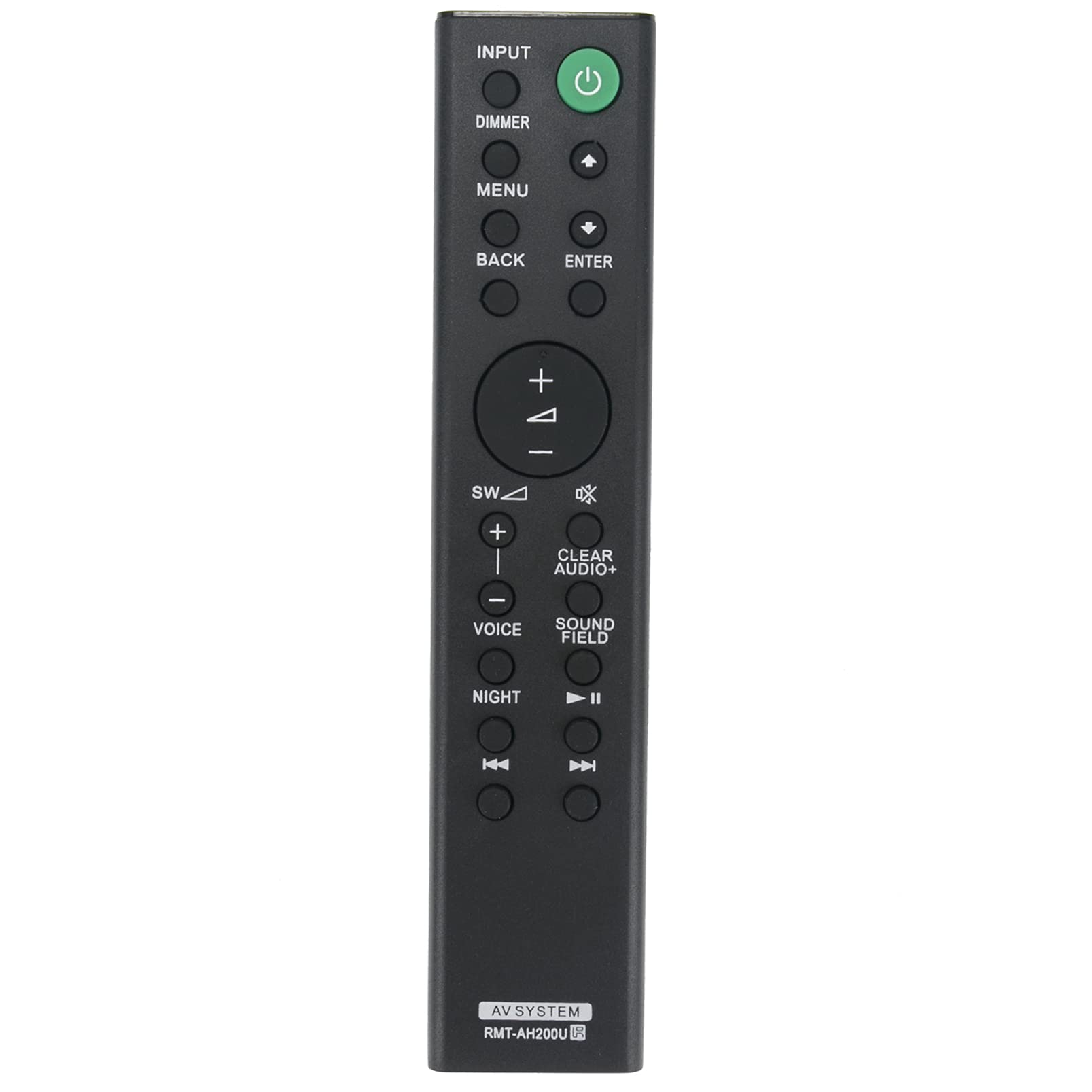 ALLIMITY RMT-AH200U Remote Control Replace fit for Sony Soundbar AV System HT-CT390 HT-RT3 SA-WRT3 HT-RT3 HT-RT4 HT-RT40 SA-CT390 RMTAH200U