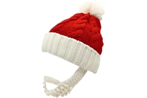 MERRYJULY Men's Head Barbarian Vagabond Beanie Original Foldaway Beard Hats Viking Horns Bearded Caps