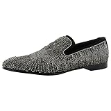 Signature Donald J. Pliner Mens Pascow-TS2X Loafer Shoe, Pewter/Black, US 11
