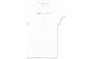 Gymboree Girls' and Toddler Short Sleeve Ruffle Polo Shirt Uniform