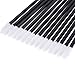 eBoot 500 Pack Lipstick Applicators Disposable Lip Brushes Makeup Brush Lipstick Gloss Wands Applicator, Black
