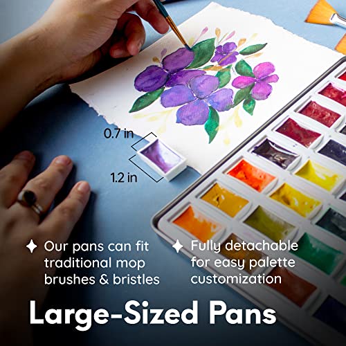 Mozart Premium Japanese Watercolor Paint Set 40 Rich Water Color