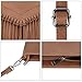 HDE Women's PU Leather Hobo Fringe Crossbody Tassel Purse Vintage Small Handbag