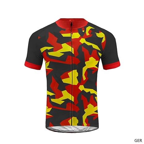 Uglyfrog Deutsche Nationalmannschaft Männer Atmungsaktiv Kurzarmtrikot MTB Fahrrad Bekleidung GRGQX03F