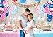 Gender Reveal Party Supplies (120 PCS) by Serene Selection, Baby Shower Decorations Kit, Confetti Pink Blue Balloons, Boy or Girl Banner, Cup Cake Toppers, Photo Booth Props, Tassels Set Pom Pom