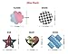 Ypser 6 Pairs Word Nipple Covers Disposable Pasty Self Adhesive Satin Bra Pad Pasties for Women