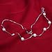 HXZZ Fine Jewelry Women Gifts 925 Sterling Silver Freshwater Cultured White Pearl Chain Gypsophila Pearl Necklace