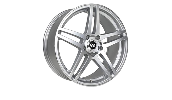 Enkei RSF5 Silver Mach (18x8) +50 (5x114.3) : Amazon.es ...