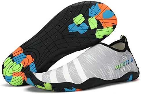 ASUGE Men Women Water Shoes Multifunctional Quick-Dry Aqua Shoes Lightweight Swim Shoes with Drainage Hole