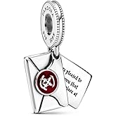 CHARMY´S Sterling Silver Wizard School Acceptance Letter Charm compatible with Harry Potter Charm for use of Pandora Charms for Women, Charm Bracelet, compatible with Harry Potter Charms for Bracelets