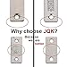 JQK Drawer Magnetic Door Catch, Thin Cabinet Magnet Ultrathin Furniture Latch for Sliding Door Closure Kitchen Cabinet Closer Cupboard(4 Pack), 15 lbs Magnet Silver, HCC200-P4