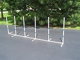 Agility Gear Fixed Weave Poles ( 6 pole set )