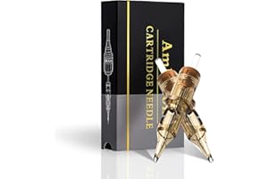 Ambition Premium #12 Standard 3RL Disposable Tattoo Needles Cartridges Supply 3 Round Liner 20Pcs for Professionals and Beginners Tattoo Artists