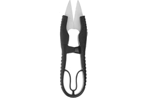 MAGICLULU U-Shaped Sewing Scissors with Protective Cover Sharp Pointed Blades for Fabric and Thread Cutting