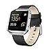 Andyou for Fitbit Blaze Bands Leather with Frame Small & Large (6.2