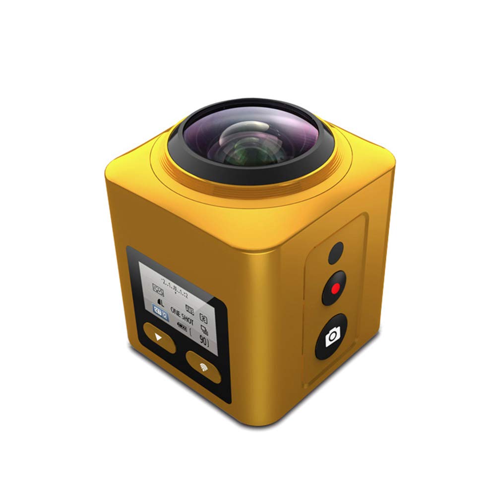 Gold B07qrqjngr K防水 デジタルコンパクトカメラ スポーツアクションカメラウルトラhdビデオカメラ ビデオカメラ防水カメラ Gold アクションカメラ4 コンパクト 在庫あり