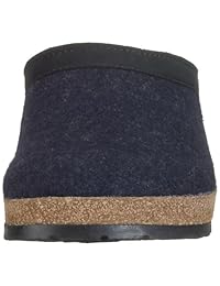 Haflinger Unisex GZL Leather Trim Grizzly Clog