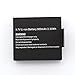 TEKCAM Rechargeable Battery 2 Pack and Rapid Dual Charger for Waterproof Action Camera (2 x 900mAh Battery+Charger)