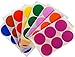 Royal Green Round 2 inch Sticker 50mm dot Labels Colored Circles - Permanent Adhesive Stickers in 8 Colors - 384 Pack