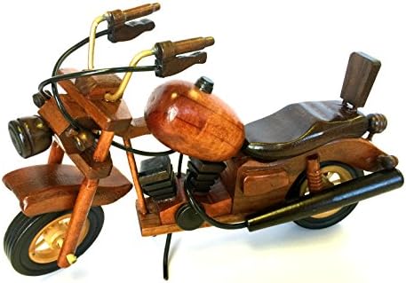 New AbcVariety Wooden Harley Davidson Heritage Retro Motorcycle Bike Desk Model