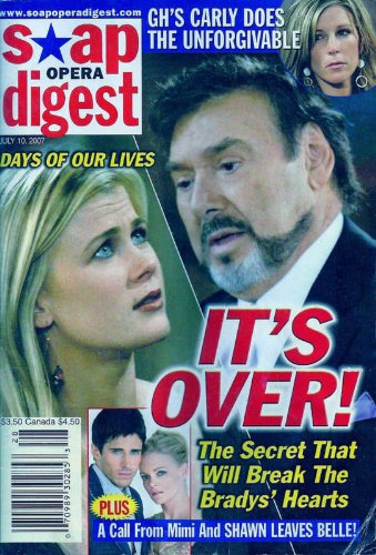 Joseph Mascolo, Alison Sweeney, Martha Madison, Brandon Beemer, Days of Our Lives, Daytime Emmy Awards Special Section - July 10, 2007 Soap Opera Digest Magazine