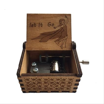 LYXL Caja Musica Niña Caja De Música De Madera Antigua ...