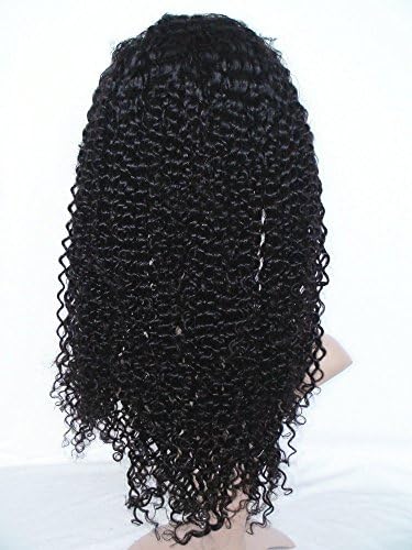 SINA Full Lace Wig 24 inch Color #1B Jerry Curl Brazilian Virgin Human Hair For Black Women 130% Density Baby Hair In Stock