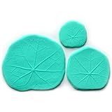 Water Lily Circular Leaf Pad Veiners (set of 3)