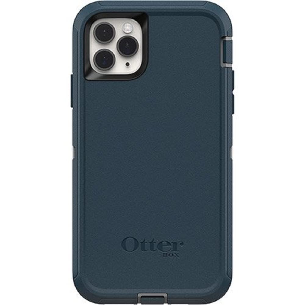 OtterBox Defender Series Screenless Edition Case for iPhone 11 Pro Max (Only) - Case Only - Gone Fishin (Weather/Majollca Blue)