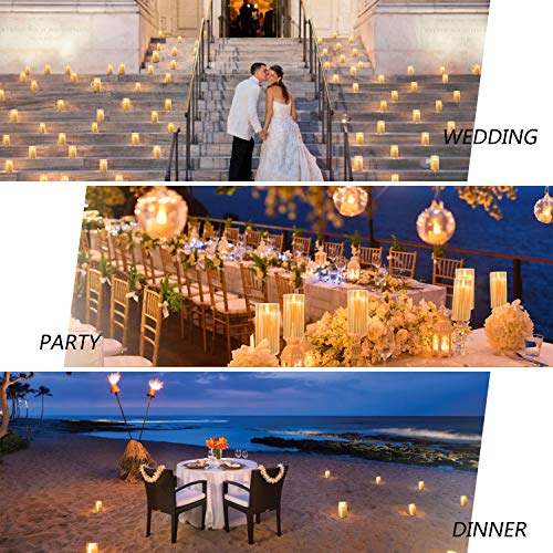 Flameless Candles Flickering With Remote Timers - Kithouse LED Candles Battery Operated Electric Candles - 4" 5" 6" Real Wax Not Plastic Pillar Candles, Set Of 3
