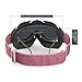 OutdoorMaster OTG Ski Goggles - Over Glasses Ski/Snowboard Goggles for Men, Women & Youth - 100% UV Protection (White Frame + VLT 13.5% Pink Lens with Full REVO Pink)