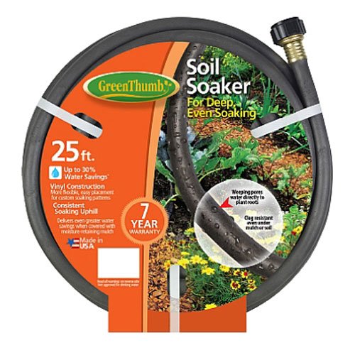 Teknor Apex Company 1030-25 Thumb Soaker Hose, 25-Feet, Green