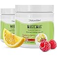 NaturalSlim Magicmag Pure Magnesium Citrate Powder Stress, Constipation, Muscle, Heart Health, and Sleep Support | Raspberry Lemon Magnesium Supplement - 8oz Drink Mix (2 Pack)