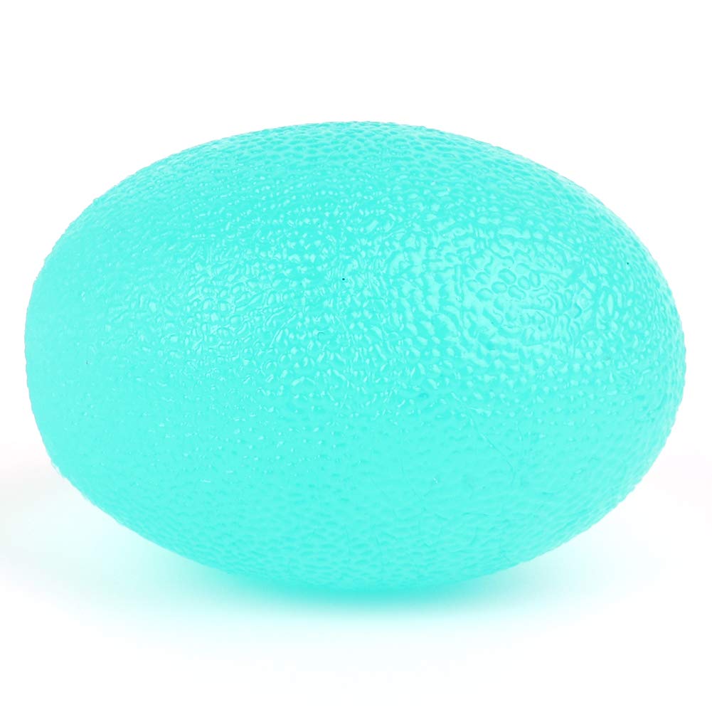 Hand Squeeze Stress Ball Silicone, Hand Exercise Ball for Grip Strengthening & Stress Relief, Gel Hand Ball for Finger Wrist Muscles Arthritis Grip Exerciser (Green 35lb)