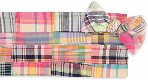High Cotton Men's Self Tie Crawdad Patchwork Cummerbund Set