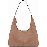 Women’s Trendy Suede Tote Bag Shoulder Bags For Women Fall Underarm Bag Winter Hobo Bag Work Purses Suede Travel Handbag