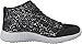 Skechers Women's Burst Own The Night High Top,Black,US 9 M