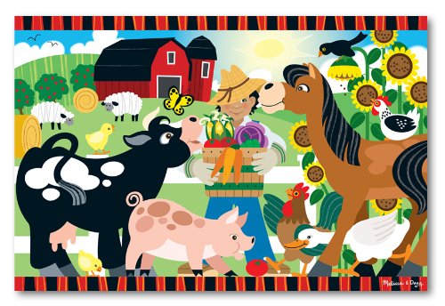Melissa & Doug Happy Harvest Farm Floor Puzzle