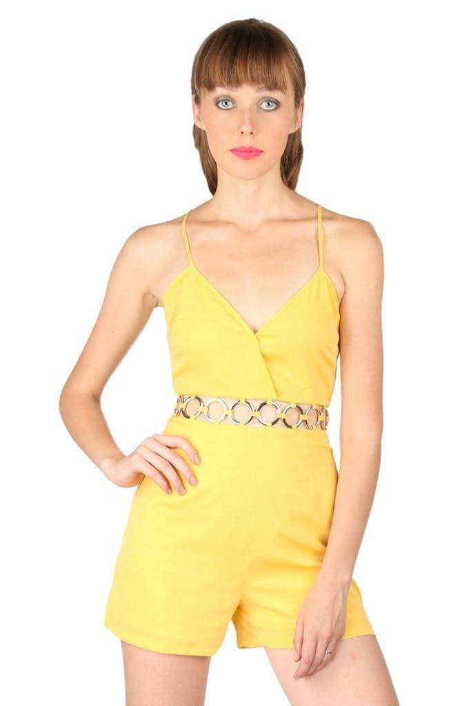 yellow playsuits