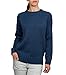 Womens Pure Wool Fishermans Crew Neck Sweater