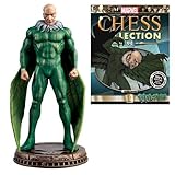 Spider-Man Marvel Amazing Vulture Black Pawn Chess Piece with Magazine #94