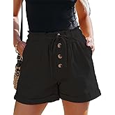 FEKOAFE Womens Shorts 2026 Comfy Summer Drawstring High Waist Cotton Shorts for Women Trendy(S-2XL)