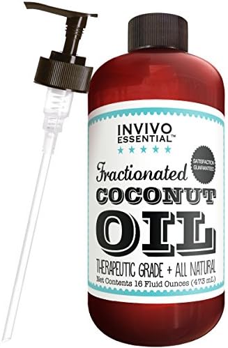 Fractionated Coconut Oil USA Premium Therapeutic Grade 16 Ounce Liquid Carrier Oil For Aromatherapy Relaxing Massage and Diluting Essential Oils With Pump and eBook