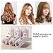 Yousha DIY Self Grip Plastic Hair Roller Curler, Heatless Snap Bang Roller with Clip, Hairdressing Curlers, 6pcs, Medium, Random Color
