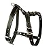 Real Leather Dog Walking Harness Medium Black, 21