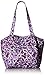 Vera Bradley Women's Cotton Glenna Satchel Purse, Lilac Paisley, One Size
